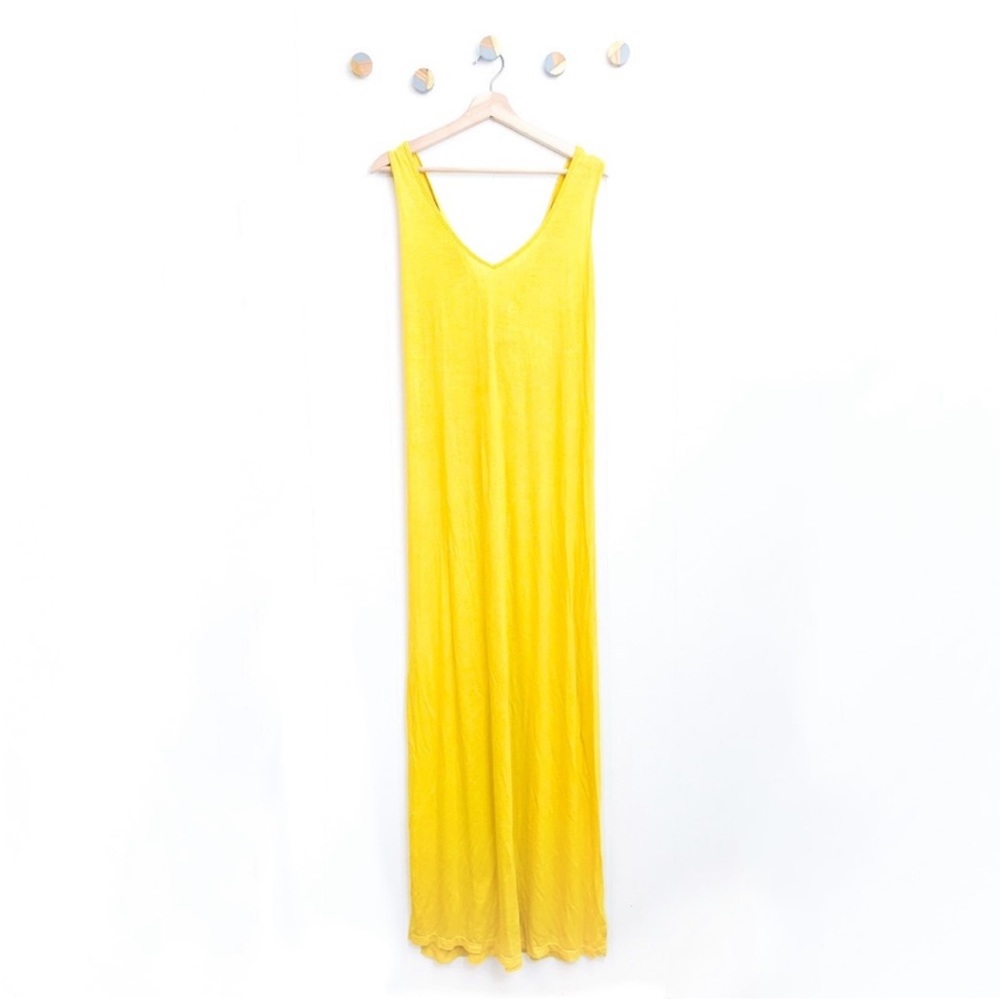 Lenny Niemeyer Twisted Maxi Dress in Lemon Yellow